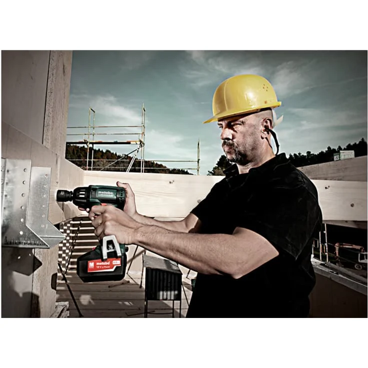 Metabo Akku Schlagschrauber SSW 400 18 LTX BL ohne Akku / Ladegerät Akkuspannung: 18 V, Max. Schraubengröße: M20 , Max. Leerlaufdrehzahl: 0 - 2150 /min, metaBOX 145 – Bild 4