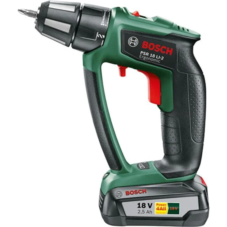 Bosch PSR 18 LI-2 Ergonomic (2 x 2,5 Ah) (0 603 9B0 101) – Bild 2