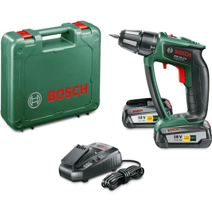 Bosch PSR 18 LI-2 Ergonomic (2 x 2,5 Ah) (0 603 9B0 101) – Bild 1