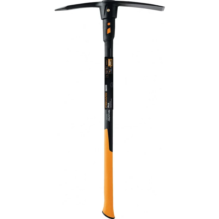Fiskars Kreuzhacke IsoCore L für grobe Arbeiten auf harten, steinigen Böden, Länge: 91 cm, Gewicht: 3,4 kg, Schwarz-Orange, 1020166 – Bild 3