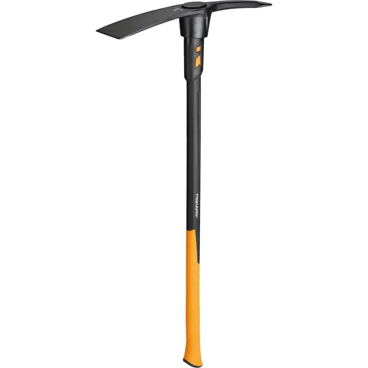 Fiskars Kreuzhacke IsoCore L für grobe Arbeiten auf harten, steinigen Böden, Länge: 91 cm, Gewicht: 3,4 kg, Schwarz-Orange, 1020166 – Bild 2