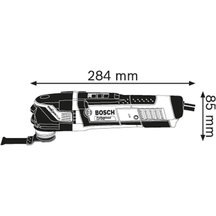 Bosch Professional Multi-Tool GOP 40-30 inkl. 9xStarlock BIM Tauchsägeblätter, Starlock Carbid-RIFF Schleifplatte, Starlock Deltaschleifplatte, 5xSchleifblätter, in L-Boxx 136 – Bild 9