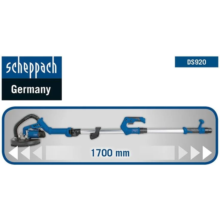 Scheppach Wand- und Deckenschleifmaschine DS920 Winkelschleifer – Bild 9