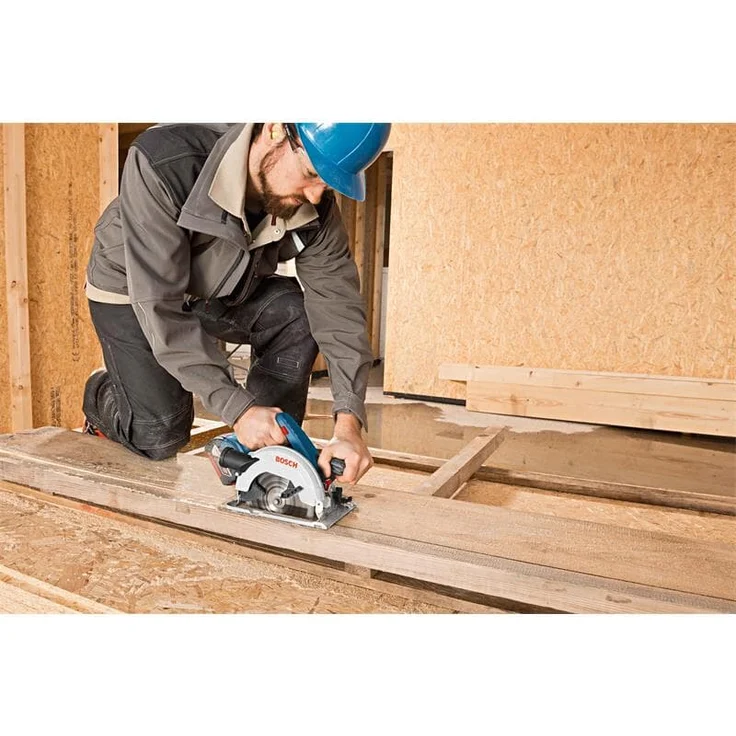 Bosch Professional 18V System Akku Kreissäge GKS 18V-57 G (Sägeblatt-: 165 mm, Schnitttiefe: 57 mm, ohne Akkus und Ladegerät, in L-BOXX) – Bild 10