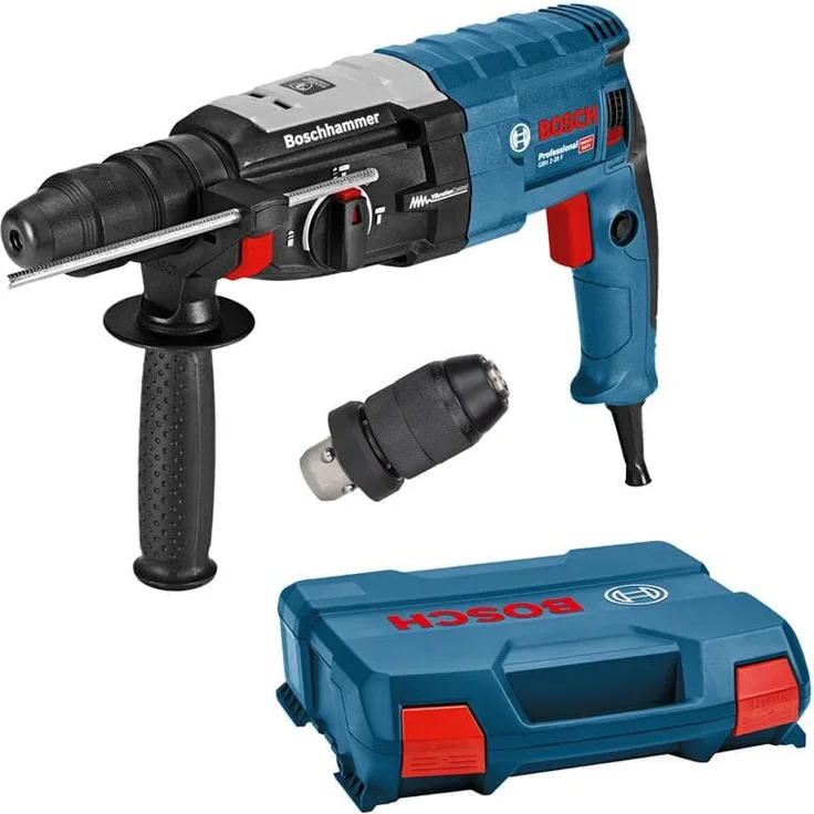 Bosch Professional Bohrhammer GBH 2-28 F (SDS-Plus-Wechselfutter, 13 mm Schnellspannbohrfutter, Handwerker-Koffer)