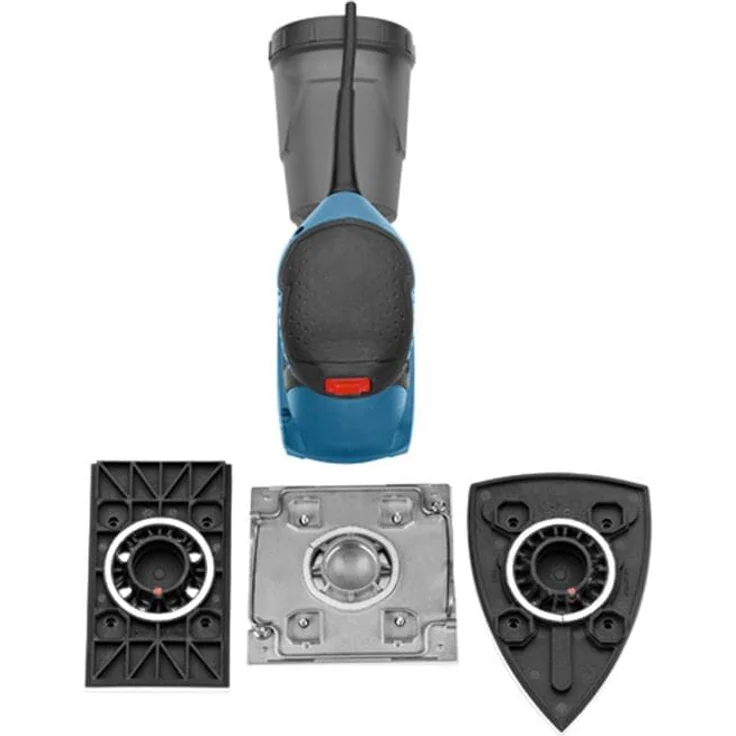 Bosch Professional Schwingschleifer GSS 160-1 A Multi (180 Watt, 1,6 mm Schwingkreis-Ø, in L-BOXX) 24000 U-min 12000 U-min Klett-Fix-System Staubabsaugung – Bild 7