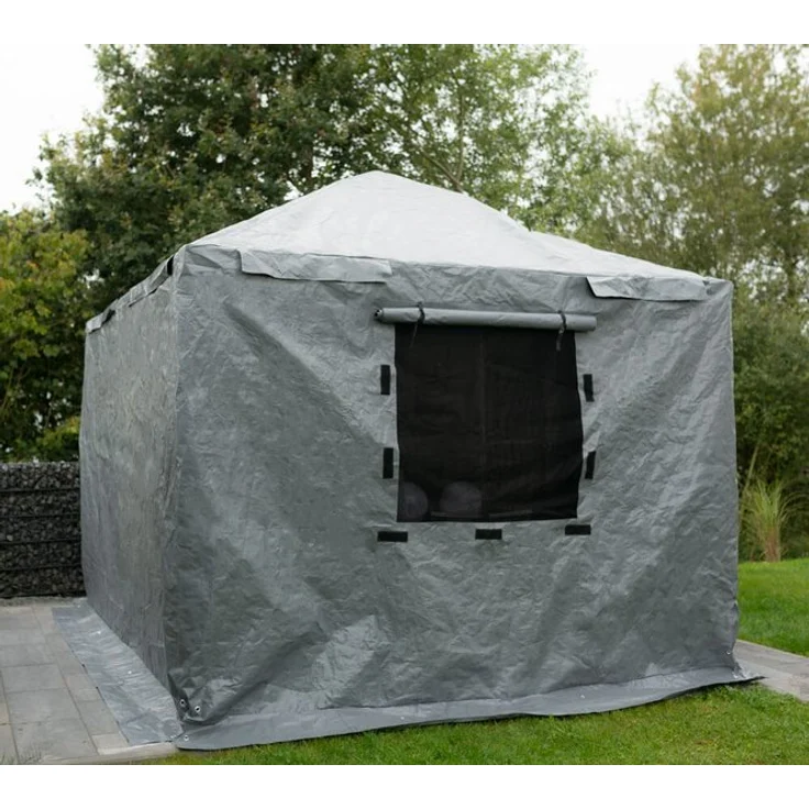 Sojag Pavillon 10 x 12 Winterabdeckung Grau – Bild 1