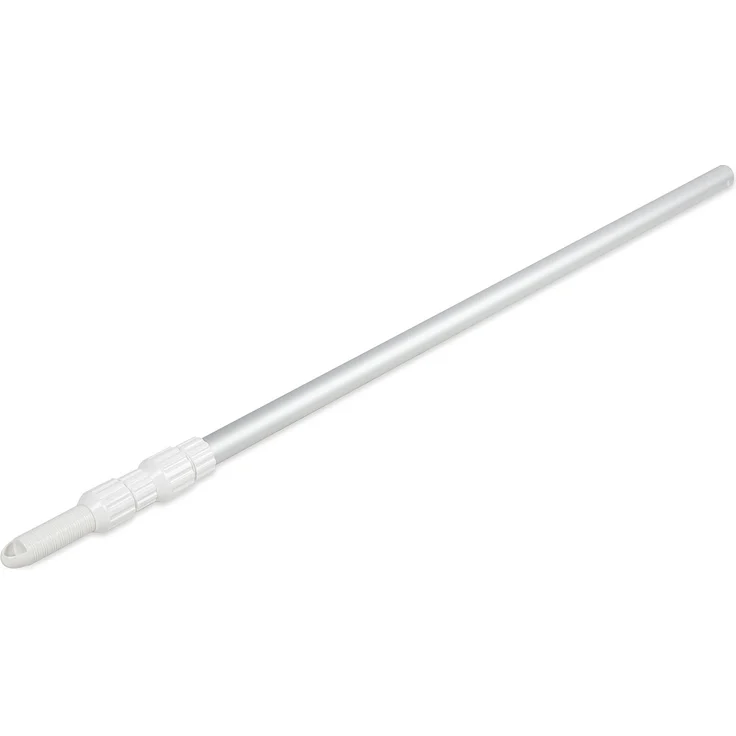 teleskopstiel ausziehbar 239 cm silber/blau – Bild 1