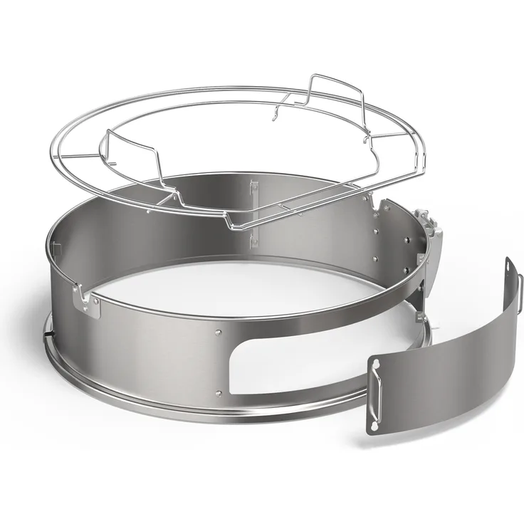 RÖSLE Gourmetring/Pizzaring, Hochwertiger Edelstahlring für Drehspieß und Zubereitung von Pizzas, geeignet für RÖSLE Kugelgrill No.1 F60/F60 AIR/F60 Sport/G60