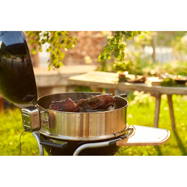 RÖSLE Gourmetring/Pizzaring, Hochwertiger Edelstahlring für Drehspieß und Zubereitung von Pizzas, geeignet für RÖSLE Kugelgrill No.1 F60/F60 AIR/F60 Sport/G60 – Bild 5