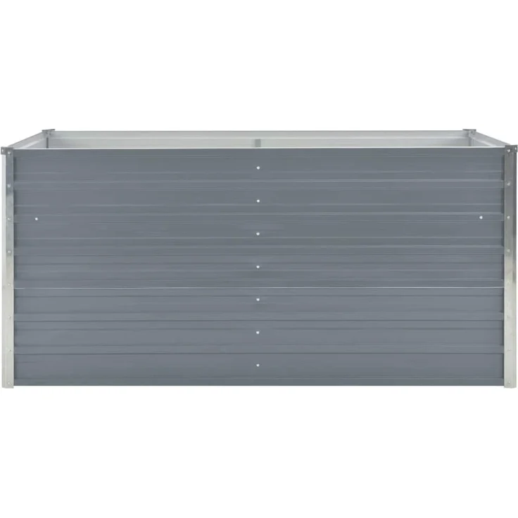 vidaXL Hochbeet 160 x 80 x 77 cm Verzinkter Stahl Grau – Bild 3