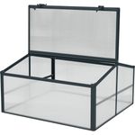 Floraworld Hochbeet, Mini-Gewächshaus für Hochbeet 90 x 90 x 76 cm