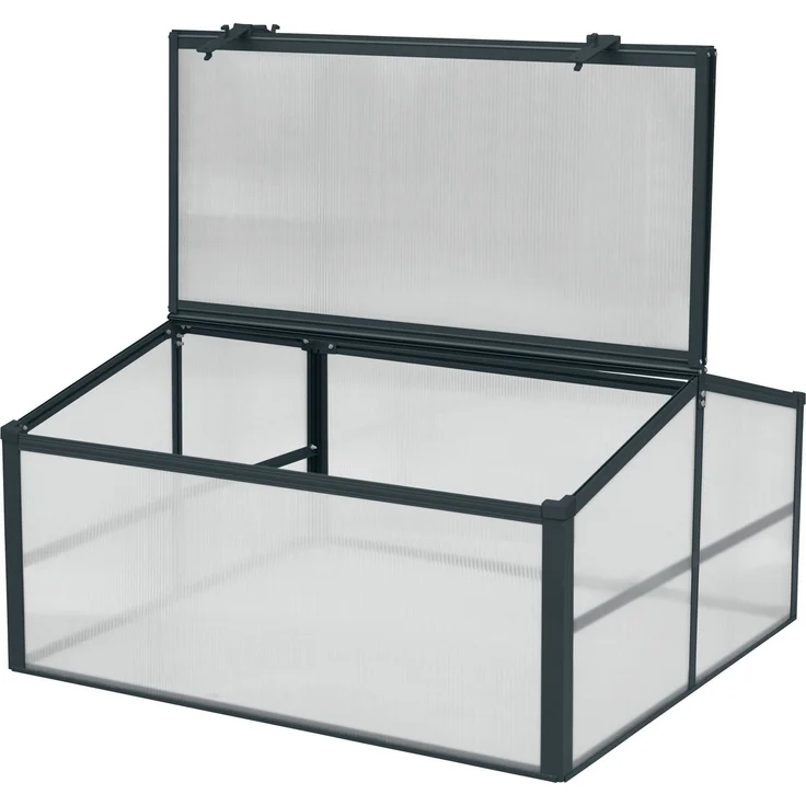 Floraworld Hochbeet, Mini-Gewächshaus für Hochbeet 90 x 90 x 76 cm – Bild 1