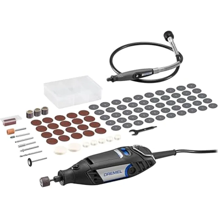 DREMEL 3200-1/90 Multitool, Akku-Multifunktionswerkzeug mit 130-Watt-Motor und 90-tlg. Zubehörset