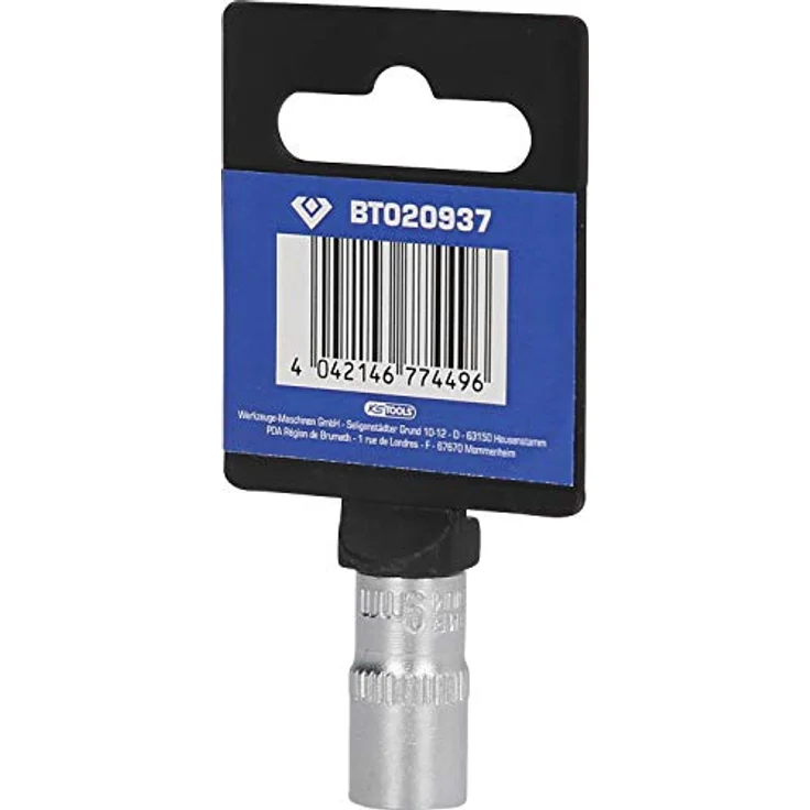 Brilliant Tools Sechskant-Stecknuss BT020937, 1/4" Innenvierkant-Antrieb, 9 mm, Chrom-Vanadium-Stahl, matt verchromt – Bild 8