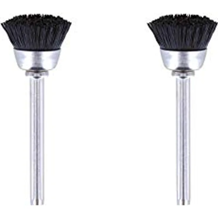 Dremel 404 Topfbürste - Zubehörsatz für Multifunktionswerkzeug mit 2 Topfbürsten Ø 13mm zum Reinigen und Polieren von Schmuck, Besteck und andere Materialien aus Messing, Metall, Edelstahl u.v.m - Preisvergleich
