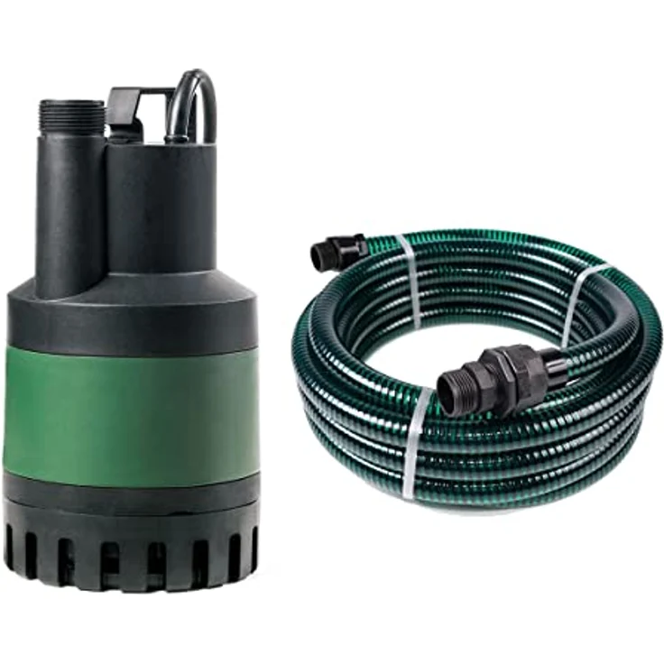 DAB Nova Up 180 M-NA Tauchpumpe mit 7m Ablaufschlauch, 7.500 L/Std., 280W, Förderhöhe 5m, Korngröße 10mm – Bild 1