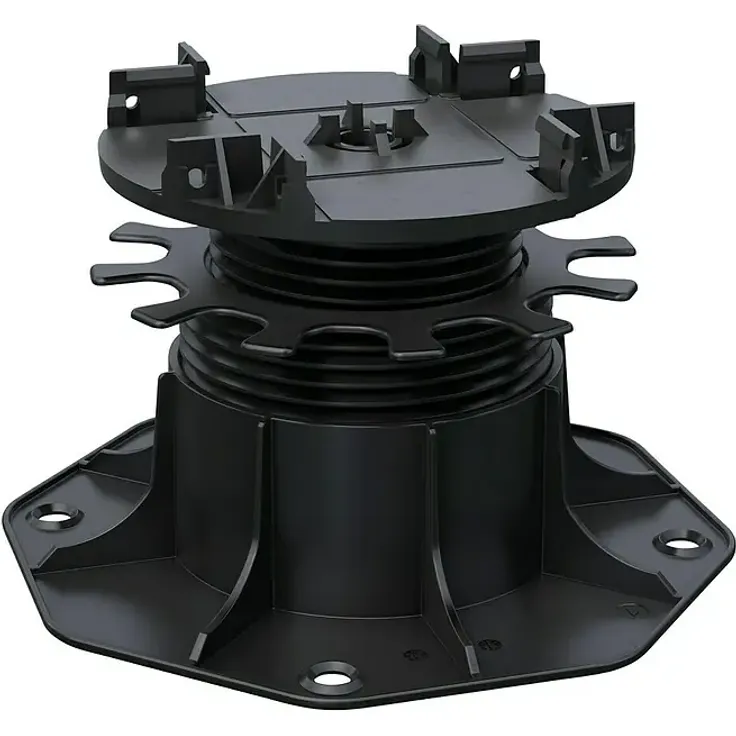 Kovalex Terrassenlager 2, Höhenverstellbar 6,5 cm - 15,5 cm, für Terrassenbau, Kunststoff