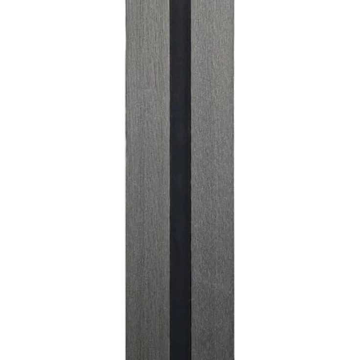 HOME DELUXE Zaunpfosten Nutleiste DINA, 6er Set aus hochwertigem Gummi, anthrazit, für WPC- und Aluminiumpfosten, einfaches Stecksystem – Bild 4
