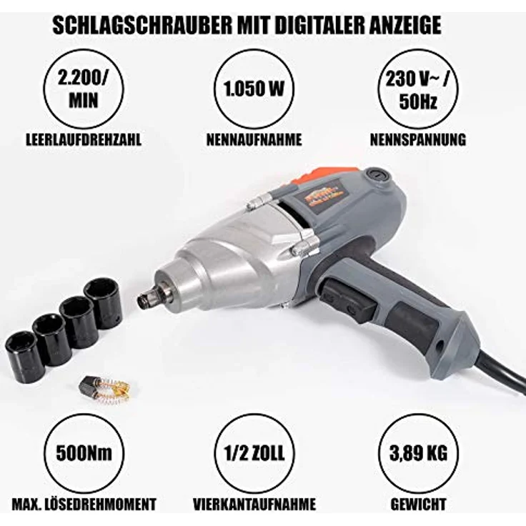 Mauk Schlagschrauber mit digitaler Anzeige, elektrisch 1574 – Bild 3