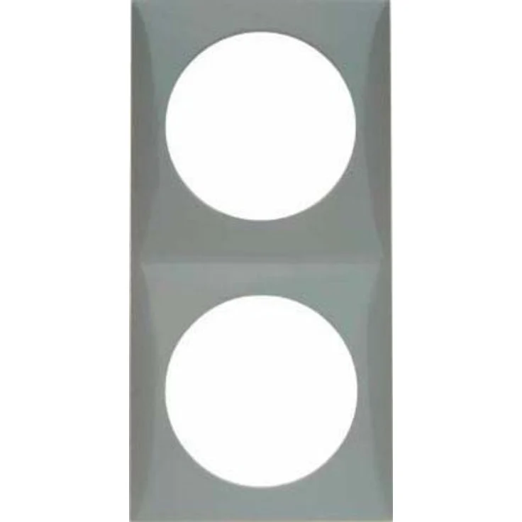 Hager 918262507 Lichtschalter, grau, 119 mm x 59,5 mm, 2 Stück – Bild 1