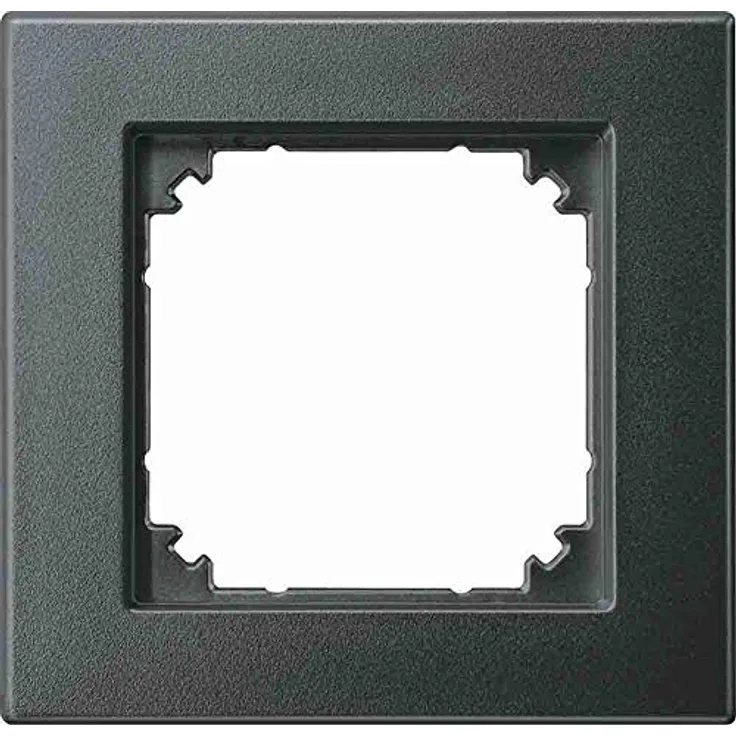 Schneider Electric Merten M-Plan-Rahmen für Steckdose und Schalter, 1-fach, anthrazit, IP20, langlebig und modern