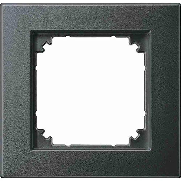 Schneider Electric Merten M-Plan-Rahmen für Steckdose und Schalter, 1-fach, anthrazit, IP20, langlebig und modern