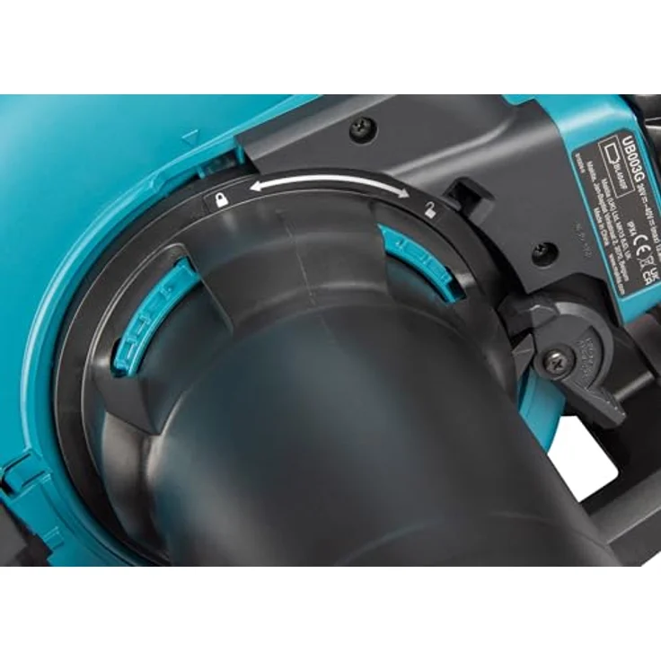Makita Akku-Laubbläser und -sauger UB003GZ, 40 V mit bürstenlosem Motor, 2 Luftstromgeschwindigkeiten, inkl. Zubehör – Bild 13