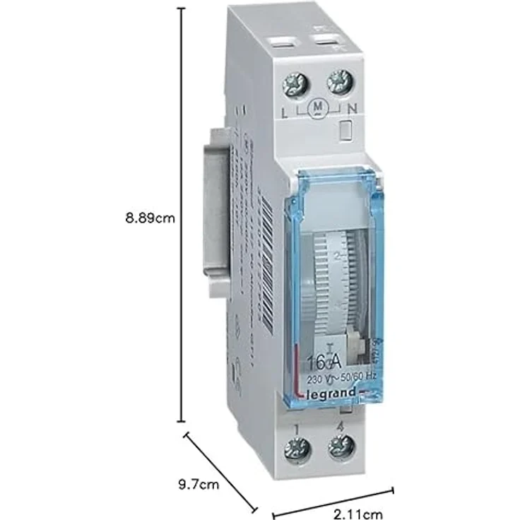 Legrand Micro Rex QT11 Tagesschaltuhr Analog, 412790 – Bild 3