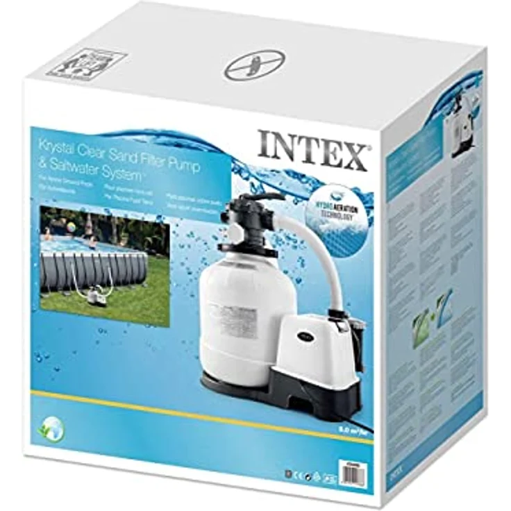 Intex Sandfilter + Chlorinator Kombination 56m³ 26680 – Bild 4