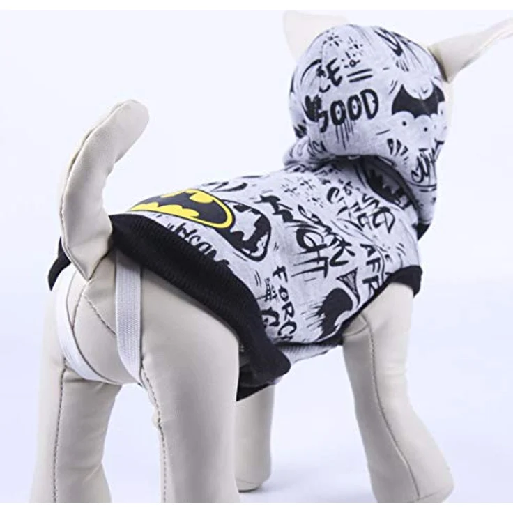 Cerda Hundepullover Batman, XXS Sweatshirt aus 65% Polyester und 35% Baumwolle, warm und strapazierfähig – Bild 9
