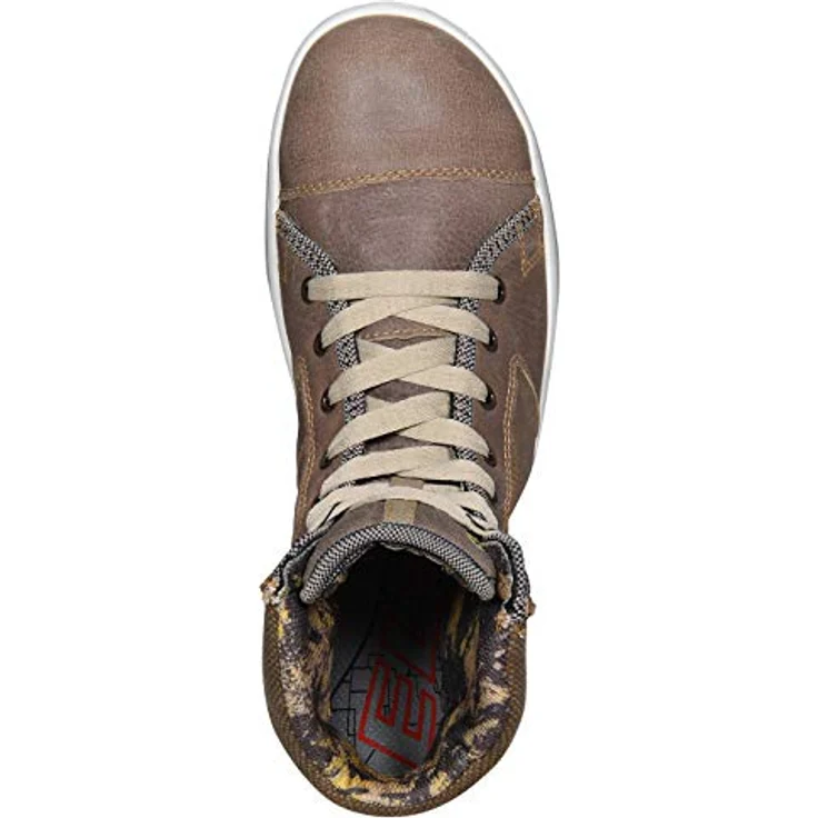 Elten EMOTION ESD S3 Sicherheitsschuhe, Sicherheitsschnürstiefel aus wasserabweisendem Nubukleder im Vintage-Design, Größe 43, mit integrierter Stahlkappe und SRC-zertifizierter Sohle – Bild 7