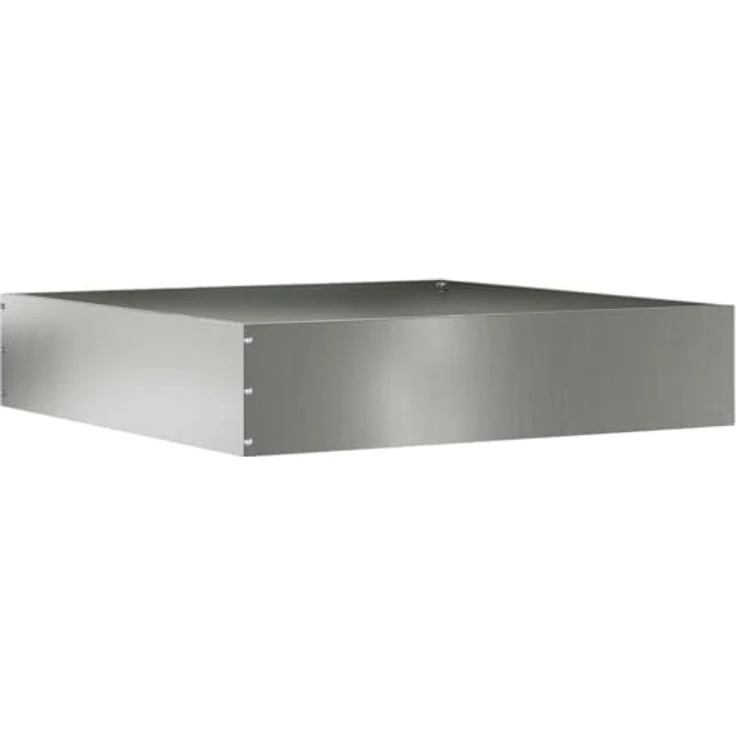 vidaXL Beetumrandung Raseneinfassung aus verzinktem Stahl, quadratisch, 60 x 60 x 13 cm, Silber, wetterfest und langlebig – Bild 1