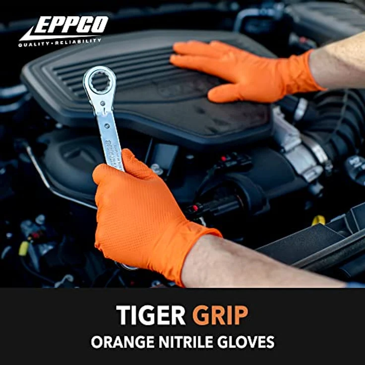 Kunzer TIGER GRIP Nitril-Einweghandschuhe Größe 9 100 St. - Preisvergleich – Bild 2