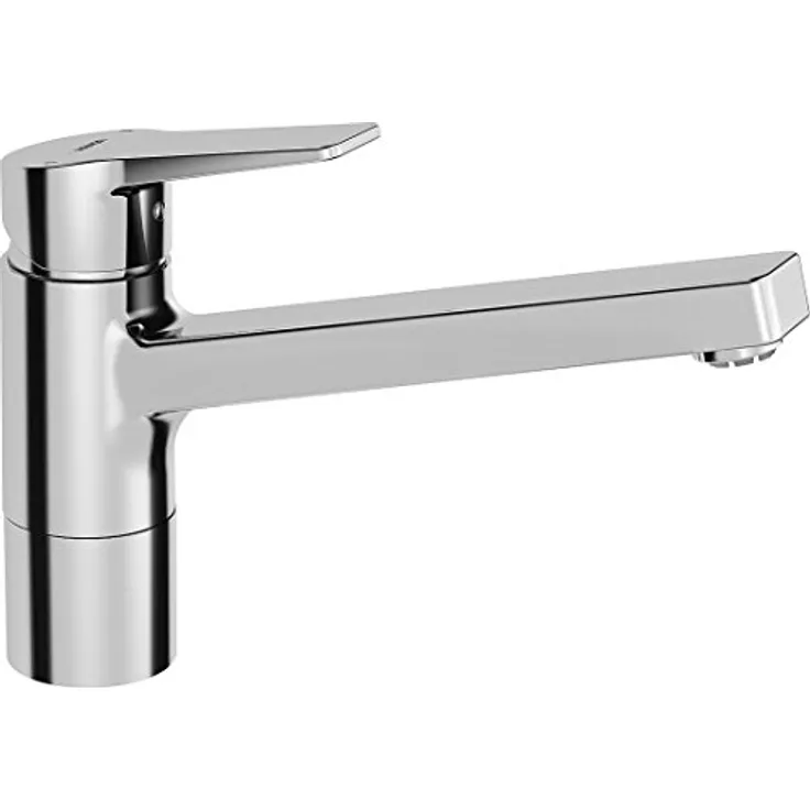 HANSA Hansatwist Einhand-Einlochbatterie für offene Heißwasserbereiter Rapid, 150° schwenkbar, Ausladung 199 mm