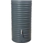 Garantia Nordic Regenspeicher Regentonne 300 Liter Graphite Grey inkl. Deckel, Nordisch, schlichtes Design, UV-stabil und witterungsbeständig