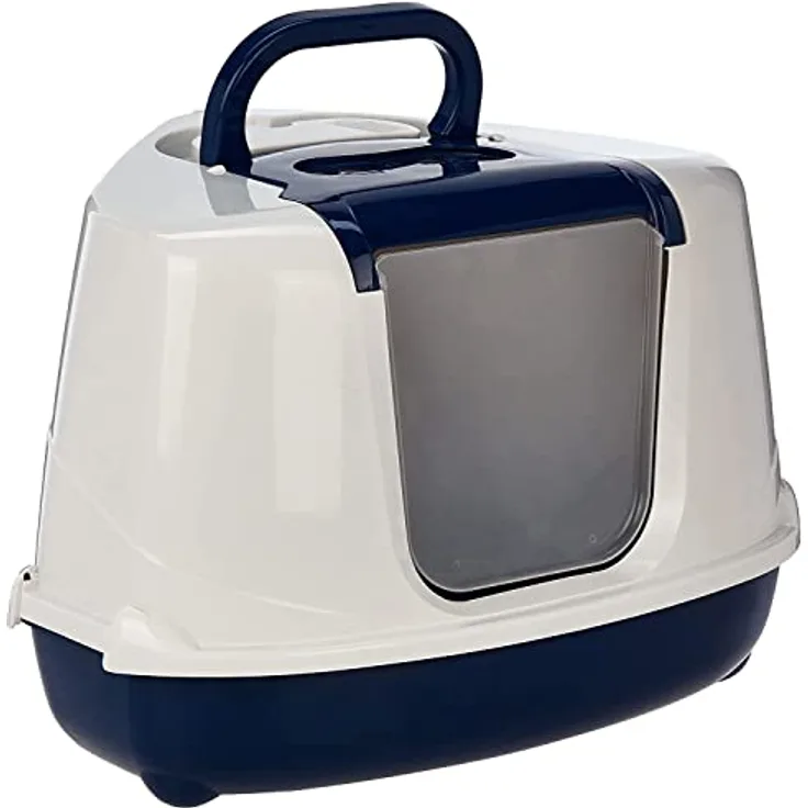 Sharples - Corner Hooded Flip Loo Blue - 56cm - EU/UK