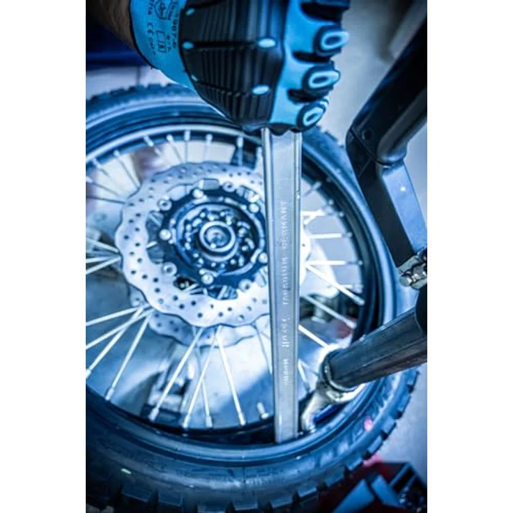 HAZET Flachmeißel Reifen- und Montagehebel 650-20, doppelt T-Profil, verchromt, Gesamtlänge 500 mm, Made in Germany – Bild 2