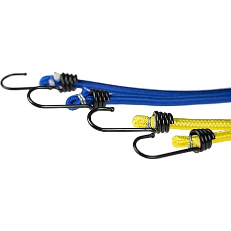 alca® Gepäckspinne Oktopus 8 x 40 cm, elastische Gummi-Spannseile mit Stahlhaken, temperaturbeständig von -40 °C bis +100 °C, mehrfarbig – Bild 3