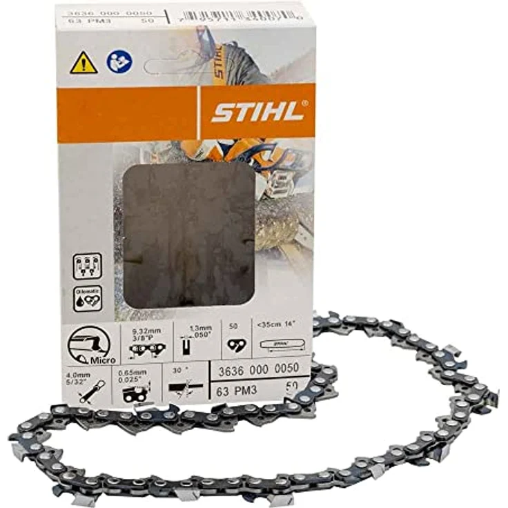 Stihl Sägekette 3-8 Zoll 1,3 mm 50 GL - 35 cm PMC3, 1 Stück, 36360000050 – Bild 2