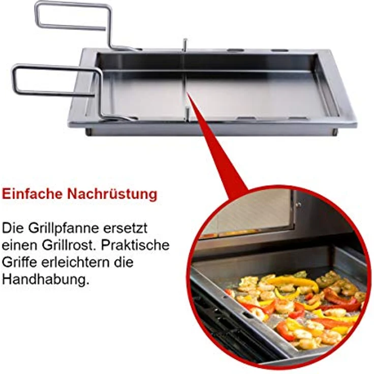 Einsatzpfanne Edelstahl 896552 für Signet-Serie Plancha Broil King - – Bild 7