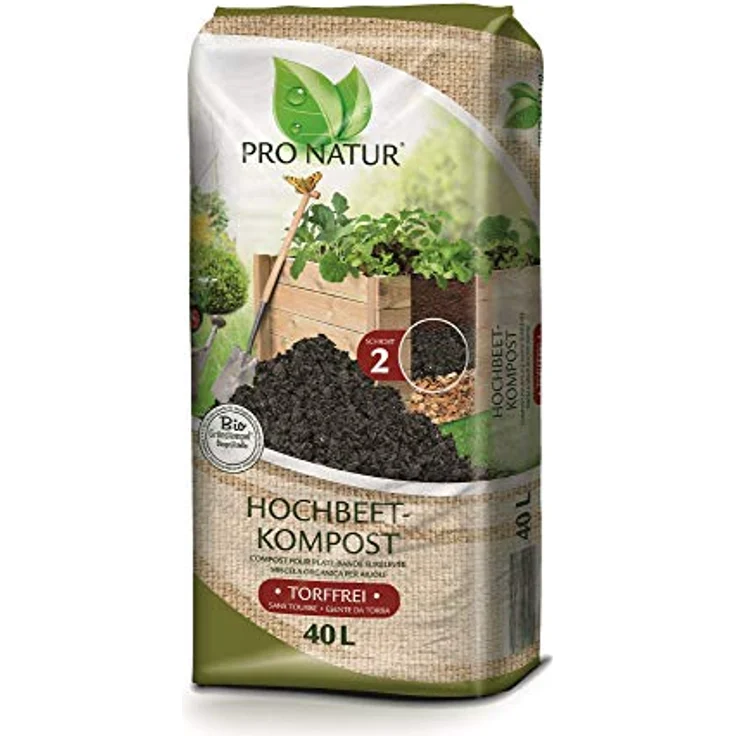 PRONATUR Hochbeet-Kompost 40 Liter - Pronatur – Bild 2