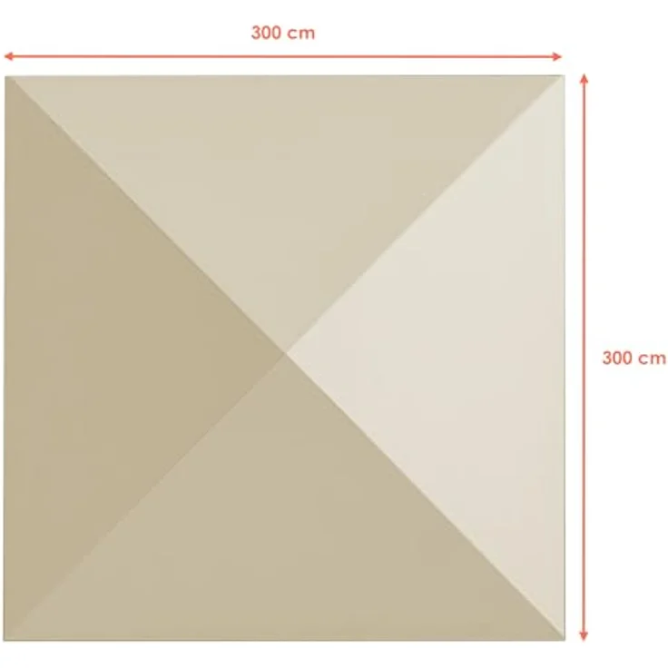 3.04 Ersatzdach mit PVC-Beschichtung - Artikel 14851 - Farbe: beige – Bild 3