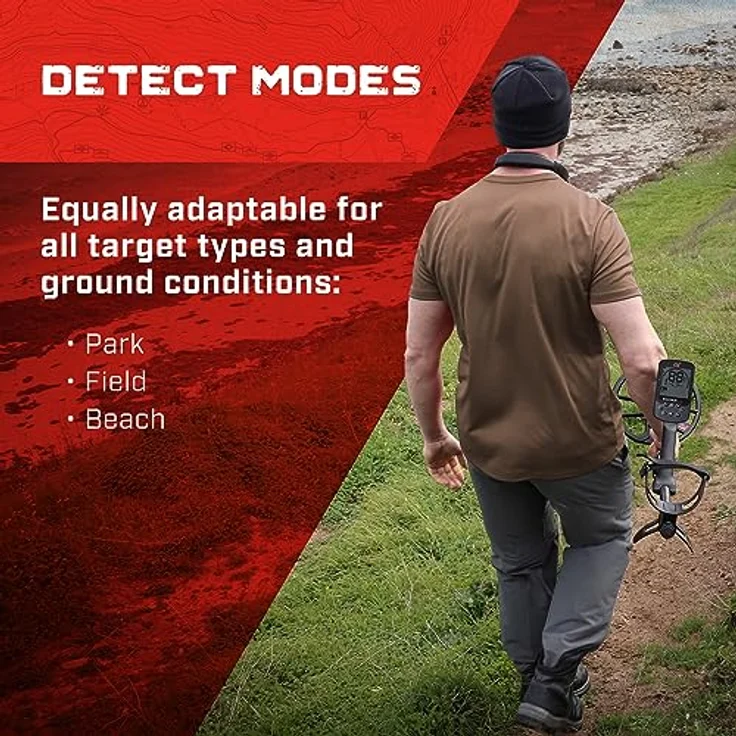 Minelab Equinox 700, Multifrequenz Metalldetektor mit wasserdichter 28 cm DD-Suchspule, Bluetooth-Kopfhörern und langer Akkulaufzeit – Bild 6