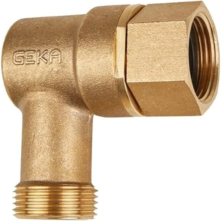 GEKA Plus Dreharmatur 3/4" MS CW617N, Ersatzteil für Schlauchwagen P40, robuste Messingausführung, einfache Montage, präzise Drehfunktion – Bild 2