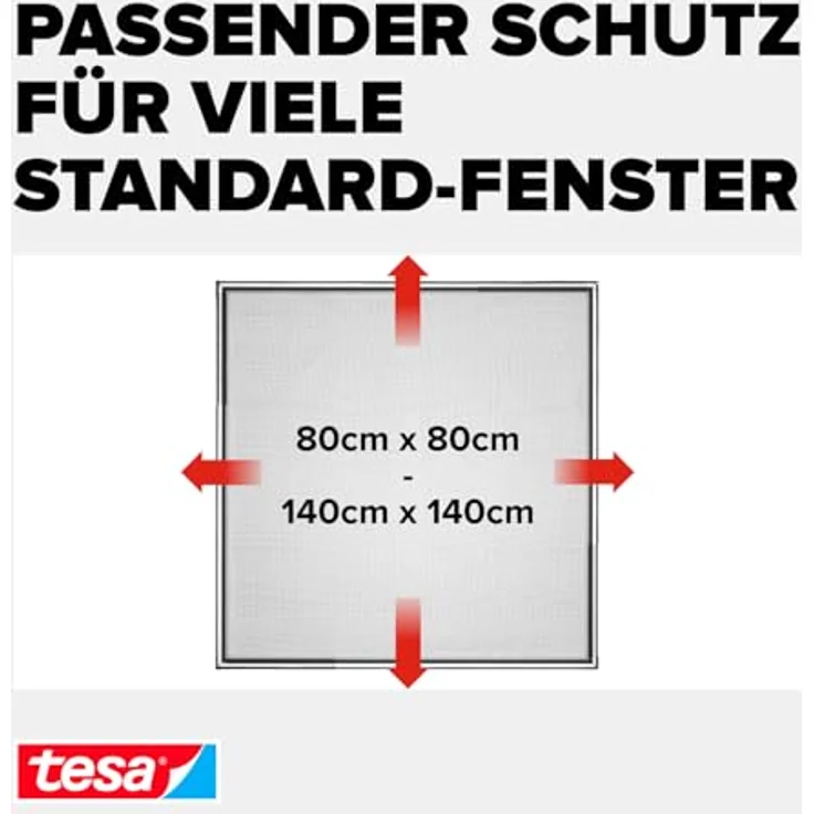 Tesa Falt 55214-01-00 Fliegengitter Anthrazit 1St. – Bild 3
