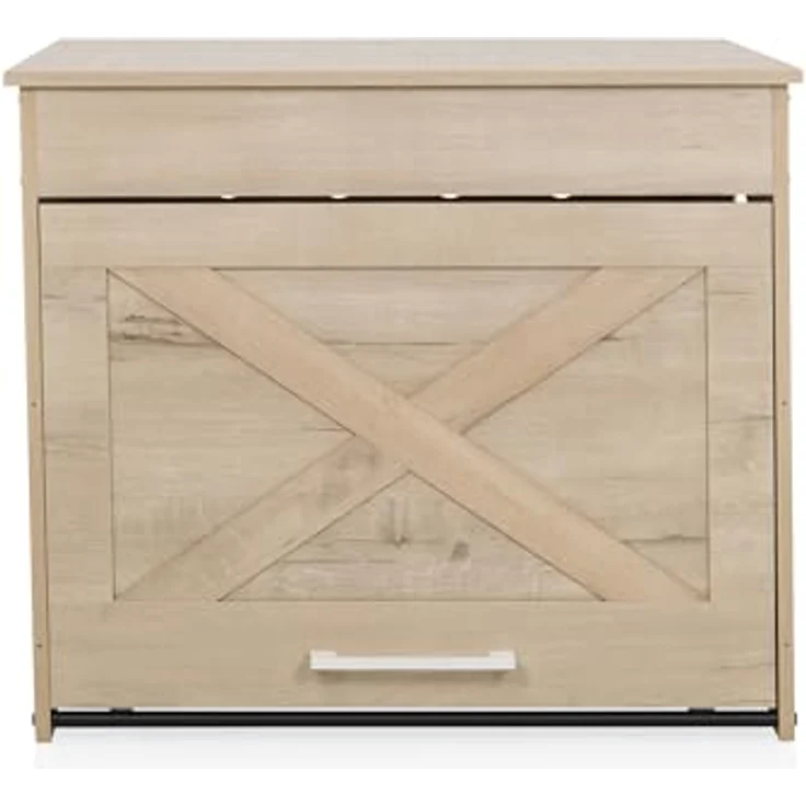 hjh LIVING Kitty Pawbox 1, Hundebett + Katzenbett im Landhausstil mit stabilem MDF-Material, integrierten Belüftungslöchern und Kratzbrett – Bild 8