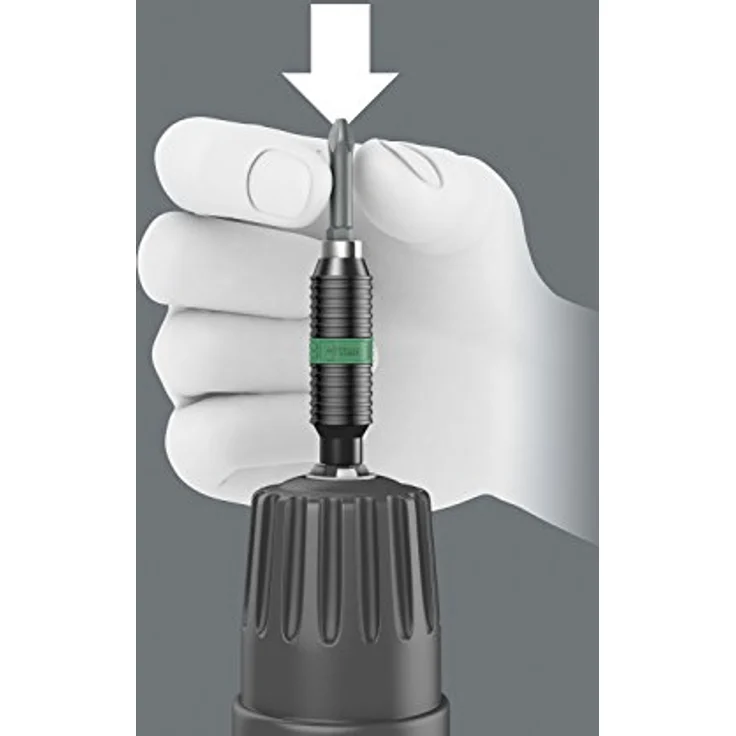 Wera Bithalter 897/4 R, Rapidaptor Universalhalter 6,3 mm (1/4) mit BiTorsion Technologie, 75 mm – Bild 6