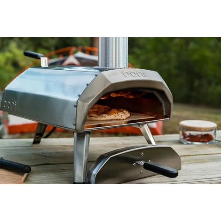 Ooni Pizzaofen Karu 12 UU-P29400 Outdoor, silber – Bild 6