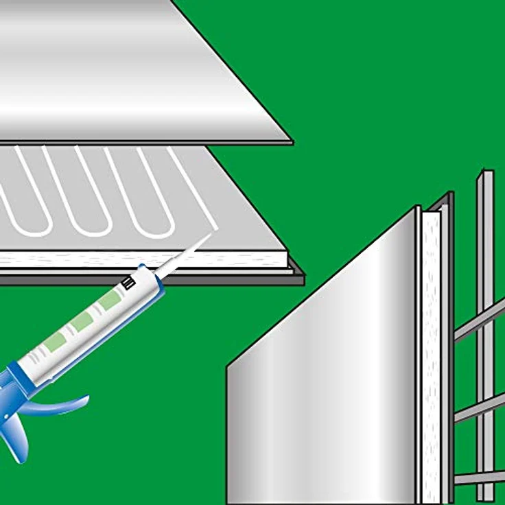 WEICON Flex 310 M Classic Weiß, elastischer MS-Polymer-Kleber, 310 ml, öl- und wasserbeständig, ISEGA-zertifiziert für Lebensmitteltechnologie – Bild 5